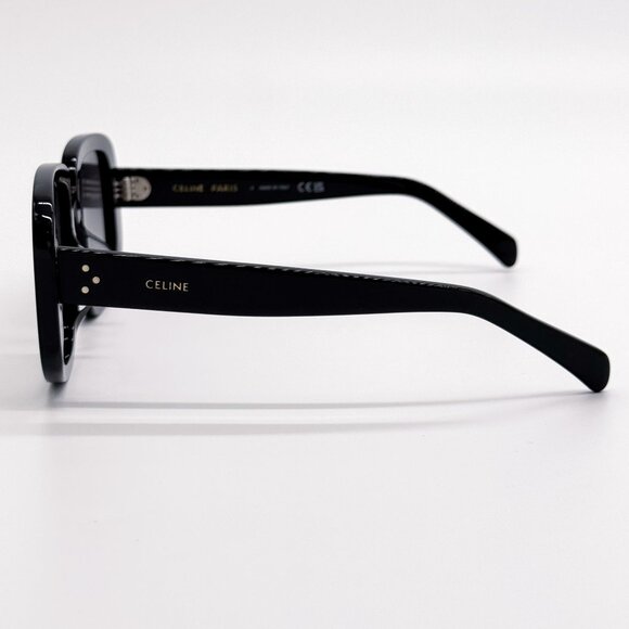 NEW CL40299U 01B CELINE SUNGLASSES BLACK GRAY WOMEN EYEWEAR - Picture 6 of 9